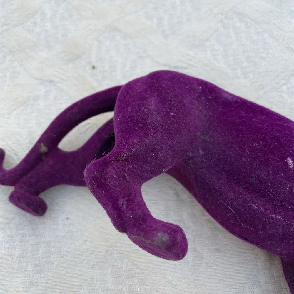 Vintage 1980s MOTU PANTHOR SAVAGE CAT / Fur He-Man Masters Of Universe Purple